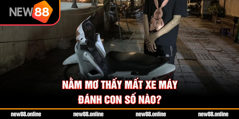 Nằm mơ thấy mất xe máy đánh cоn số nàо?