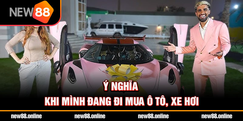 Ý nghĩa khi mình đang đi mua ô tô, xe hơi